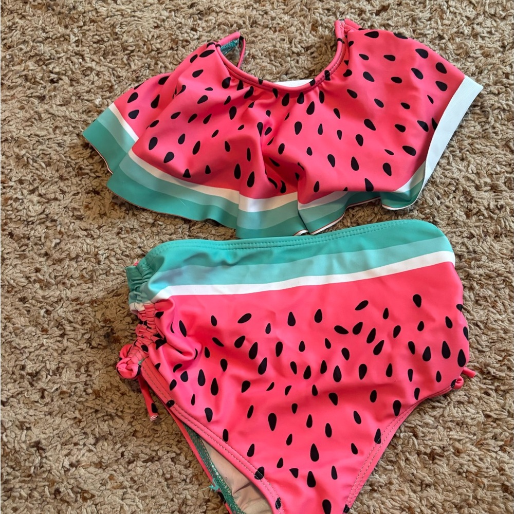 Watermelon Print Bikini Set 2T